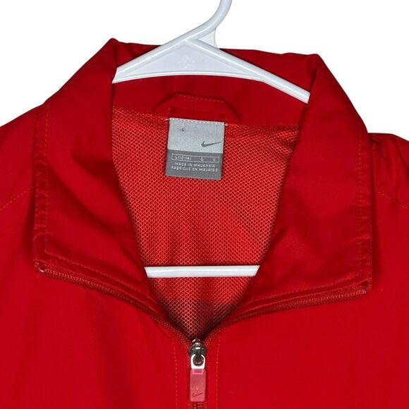 Nike Red & Black Full Zip Lightweight Jacket Men’s Size L - Picture 4 of 6